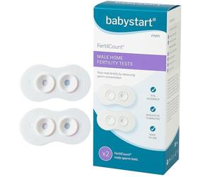 Babystart FertilCount - Fertility Test Kit for Men - Sperm Count Testing Kit x2 and Instruction Leaflet - Easy Home Fertility Tests for Couples Trying for a Baby
