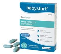 Babystart Fertility Supplements for Men - FertilMan 30 Tablets, 1 Month Supply, Male Fertility Vitamins with Zinc, Folic Acid and Vitamin D for Conception, Immune Support - Mens Health Supplement