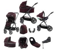 BabyStyle Oyster 4 3-in-1 Travel System 7-Piece Bundle - Mulberry