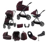 BabyStyle Oyster 4 3-in-1 Travel System 8-Piece Bundle - Mulberry