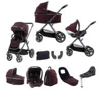 BabyStyle Oyster 4 3-in-1 Travel System 8-Piece Bundle - Mulberry