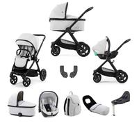 BabyStyle Oyster4 3-in-1 Luxury Travel System with i-Size Car Seat & ISOFIX Base 9-Piece Bundle - Jubilee
