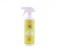 Babyton Natural Surface Cleaner Spray 500 ml - Plant-Based, Non-Toxic, No Rinse, Safe for Babies & Kids - Cleans Toys, High Chairs, Desks & More - Alcohol-Free