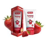 Babyton Natural Toothpaste - Tropical Flavor, Safe for Babies and Kids, Free from SLS/Fluoride/Parabens, 50ml (Strawberry x2 pcs (50ml x2))