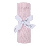 BabyTown 90 x 70cm 100% Cotton Cellular Baby Blanket (Pink)