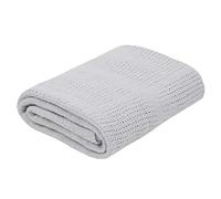 BabyTown Baby Boys and Girls Soft Cotton Cellular Blankets Grey