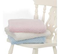 Babytown White Babies Waffle Blanket