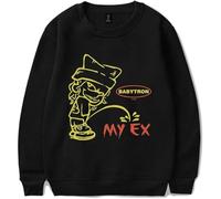 BabyTron My Ex Song 2025 Round-Neck Sweatshirt, Classic Hooded Sweatshirt for Men and Women, Fashion Series,Black,S
