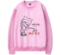 BabyTron My Ex Song 2025 Round-Neck Sweatshirt, Classic Hooded Sweatshirt for Men and Women, Fashion Series,Pink,S