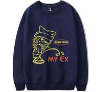 BabyTron My Ex Song 2025 Round-Neck Sweatshirt, Classic Hooded Sweatshirt for Men and Women, Fashion Series,Blue,S