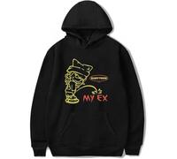 BabyTron My Ex Song Hoodie Sweatshirt, Classic Hooded Sweatshirt for Men and Women, Fashion Series,Black,S