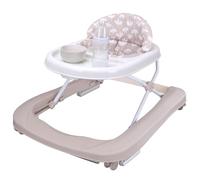 BabyTronix 4-in-1 Baby Walker with Activity Centre, Push-Along Walker, Adjustable Height, Music & Lights Tray, Foldable Infant Walker, Feeding Tray, Sit-to-Stand Walker for Babies & Toddlers