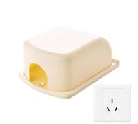 babyy Outlet Covers - Tamper Resistant Power Guard, Self Stick Socket Shield, Compact Low Profile Design Reliable Shock Prevention | Solution for Apartment Dormitory Living Room Childproof Safety