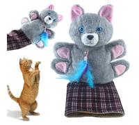 babyye Cat Wrestling Glove, Tough Padding for Safe and Fun Interactive Play, Pet Lovers Relieve Boring Pet Safe Cats Dog Interactive Play