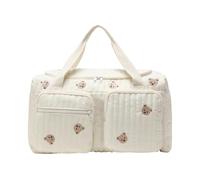 Babyz Nappy Changing Bag-- Cute Bear Pattern Maternity Backpack, Spacious Compartment Organizer, Portable Storage Solution | Infantt Care Carry Bag-For Work Hospital Visits Shopping And Parenting Use