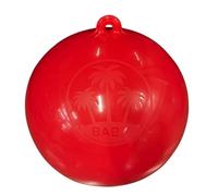 BABZ - Pro 25 Inch Diameter - The Original Inflatable Boat Fender Bumper for Docking, Tie Up Raft, Marine, Wakesurf, Pontoon, Fishing, Yachts, and More (1 Fender, Stealth Red)