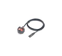 BabzTech 2 Metre 2 Pin Mains Power Lead Fig Figure 8 Cable Compatible with PS4 PS5 Samsung Toshiba Panasonic JVC Philips LG Sharp Sony TV Canon Pixma