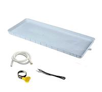 Bac de récupération des condensats pour climatiseur, sous l'eau avec drain, pour système split intérieur/extérieur (couleur : 81,5 x 33 cm/32 x 13 po, tuyau de 4 m)