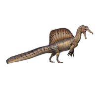 BACALYSO | PNSO Dinosaur Museum Series, Spinosaurus Figure, 2024 Edition, Spinosaurus, Cretaceous, 12.8 inches (32.5 cm), Mouth Opening, Painted, Carnivorous Dinosaur, Realistic PVC Toy, Science, Art,