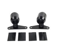 Bacar 1 Pair XJ61-KD-6B4T Aluminum Alloy Mudguard Mount Bracket Front End Fork Springer Leg For stock to 6" over Black For Midwest, For DNA