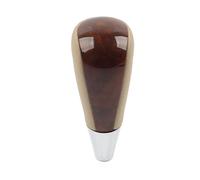 Bacar 1 Pc Walnut Wood Grain Cap+Beige Leather Gear Shift Knob Automative ABS+Faux Leather for Avalon 2005-2018 Left & Right Hand