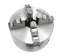 Bacar 130mm 5" #K12-130 Self Centering Lathe Chuck 4 Jaw Silver Steel for Millin/Drilling/Grinding Machines