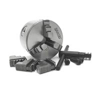 Bacar 250mm 10" #K11-250 Self Centering Lathe Chuck 3 Jaw Steel Silver for Grinding/Drilling/Millin Machines