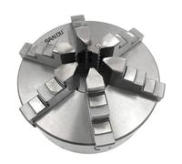 Bacar 250mm 10" #K13-250 Lathe Chuck Self Centering 6 Jaw for Grinding/Millin/Drilling Machines Steel Silve