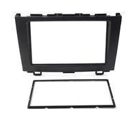 Bacar Car Stereo Double Din Dash Kit Bezel, 2-Din Fascia Car Stereo Navigation Refitted Dash Panel Kit Frame for CRV RE 2007 2008 2009 2010 2011