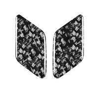 Bacar Headlight Cleaning Panel Cover Washer Nozzle Sticker Trim For A4 A5 S4 RS4 RS5 17-2024 Carbon Fiber+Epoxy Coating(Soft) Forged Pattern