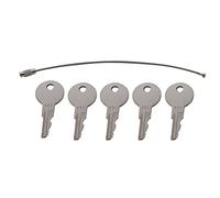 Bacar PK556 Replace Ignition Switch Keys, 5PCS Ignition Keys Replacement for Skid Steer, For L779, LT185.B, L865, L35, L454, L555, L785, LS150, LX865, C175, L180, LS125