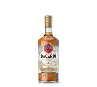 Bacardi Añejo Cuatro 4 Year Aged Rum, 70cl, Premium Caribbean Gold Rum with Vanilla, Cinnamon, Dark Honey, Clove, Toffee, Oak Flavours