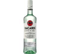 BACARDI Carta Blanca Superior White Rum 1L 100cl 375 ABV Iconic Caribbea