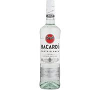 BACARDÍ Carta Blanca Superior White Rum | 70cl | 37.5% ABV | Enjoy in Drinks or a Cocktail (70 cl (Pack of 1)