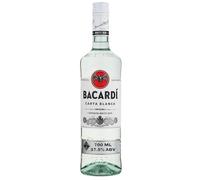BACARDI Carta Blanca Superior White Rum, Great for Mixing 37.5% ABV, 70cl