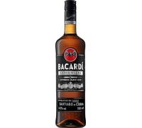 BACARDÍ Carta Negra Superior Black Rum, 40% ABV, 70cl / 700ml, Iconic Caribbean Rum Perfect for Tropical Cocktails