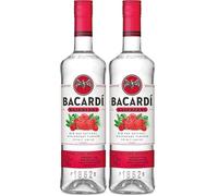 BACARDÍ Raspberry, 27% ABV, 70cl / 700 ml, White Rum Blended with Crisp Raspberry Flavours (packaging may vary) (Pack of 2)