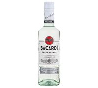BACARDÍ Carta Blanca Superior White Rum, 37.5% ABV, 35cl / 350ml, Iconic Caribbean Rum Perfect for Cocktails