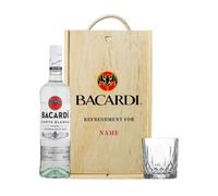 Bacardi White Rum Gift Set