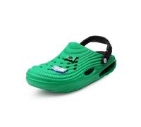 Bacca Bucci Men’s Justice League Clogs with Back Strap, Ventilated Upper, Textured EVA Sole, Slip-On Casual Walking Sandals Outdoor Use, Power Green, 9.5 UK
