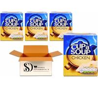 Baccheelors Cup a Soup Selection - 4 And 6 Boxes of Instant Soup Sachets - Tomato, Cream of Vegetable & Chicken Flavours (4 Boxes, Chicken Flavour)