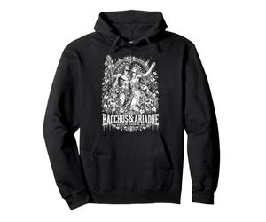 Bacchus And Ariadne Revelry Crowns Her Mythic Pullover Hoodie