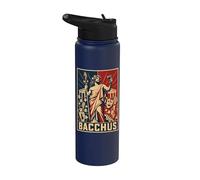Bacchus Dionysus Wine God Festival Bacchus Stainless Steel Insulated Water Bottle