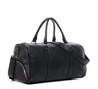 BACCINI Travel Bag Holdall Florian Large Duffel Bag Real Leather 48 cm Weekender Duffle Leather Bag Women and Men