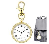 Bacck to School Supplies | Travel Alarm Clock | Portable Unisex Quiet Clock | Unisex Portable Pocket Watch | Small Pocket Watch | Quiet Men Women for Outdoor Home Women Backpack