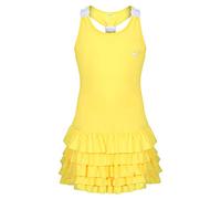 Bace Girls tennis dress frill skirt, Junior Tennis dress, Girls Netball team outfit, Girls Golf dress, Girls Sportswear (Yellow, 11-12 years old)