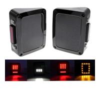Baceyong 1 Pair Car Tail Lights, Turn Signal LED Brake Lights, Left + Right, Compatible with Jeep Wrangler JK 2 Door 2007-2016