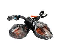 Baceyong 1pc Motorcycle Indicators Motorbike Turning Indicators Amber Light, Motorbike LED Blinker Lamp, Compatible with HONDA CBR500R/CB500F /CB500X/CBR650 F/CB650F 2 Wire, Smoke Lens
