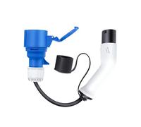 Baceyong 1x 32A Electric Car EV Charging Cable Adapters, Type 2 Plug To CE-E Socket Fit for Type 2-enabled Cars