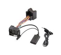 Baceyong 5-12V ABS Plastic 5.0 Bluetooth Audio AUX Adapter with Microphone for M-ercedes B-enz W169 W203 W209, Car Radio Stereo AUX Cable Adapter